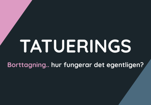 Skonsam och effektiv tatueringsborttagning med laserteknik