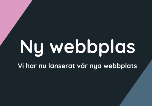 Vi lanserar en ny webbplats!